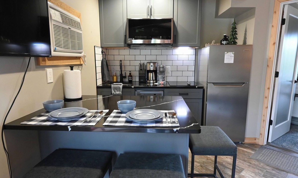 Mancelona Condo | NEW Renovated Kitchen! Upscale throughout. 1 bedroom KING bed. sleeps 2 WIFI