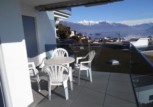Flat with balcony in Brissago