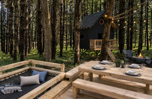 Laurelville Cabin | Carpenter's Cabin + Conversation Pit + Outdoor Nest + Hot Tub + Trails