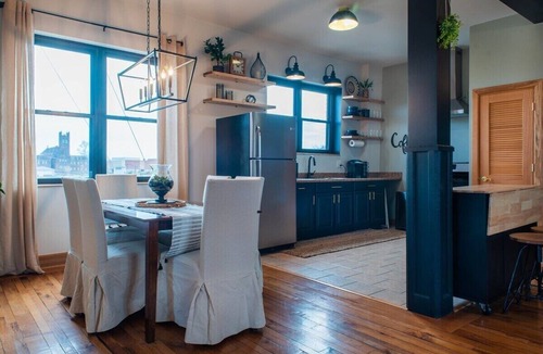 Portsmouth Apartment | Modern, upscale loft located in Portsmouth, Ohio.