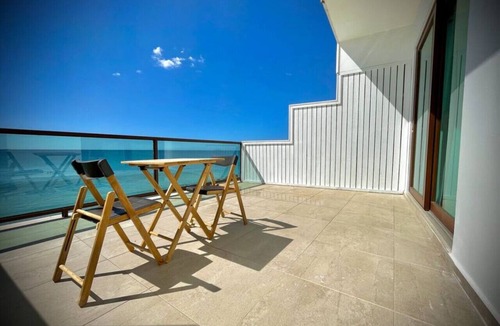 Stella Apartment | Oceanfront Apartment with Balcony on Corcega Beach