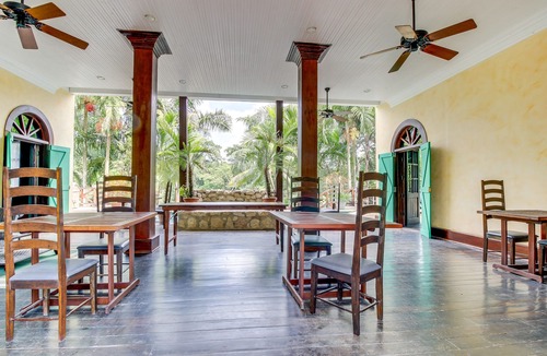 Bullet Tree Falls Apartment | Riverfront Suite with Balcony, WiFi, AC, Infinity Pool & Forest View