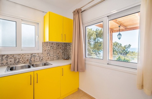 Stegna Apartment | Studio Apartment 'Solymar Prive Sea View 2' with Sea View, Wi-Fi and Air Conditioning