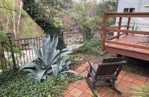 Ventura County House | Vintage RV Creekside Nature Retreat near Ojai next to Swim Holes Hike