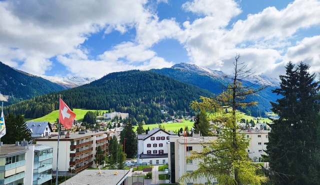 2-zimmer-wohnung mit Bergblick Balkon 5 min zum Skilift in Davos