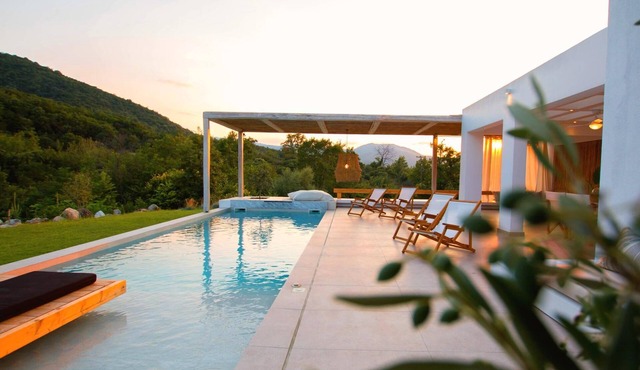 Aristotelia Gi Villas - The Ultimate Poolside Luxury in Olimpiada