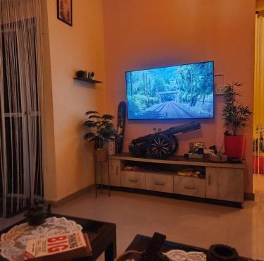Cozy 1BHK Near Airoli & Rabale 50In Smart TV AC in Navi Mumbai
