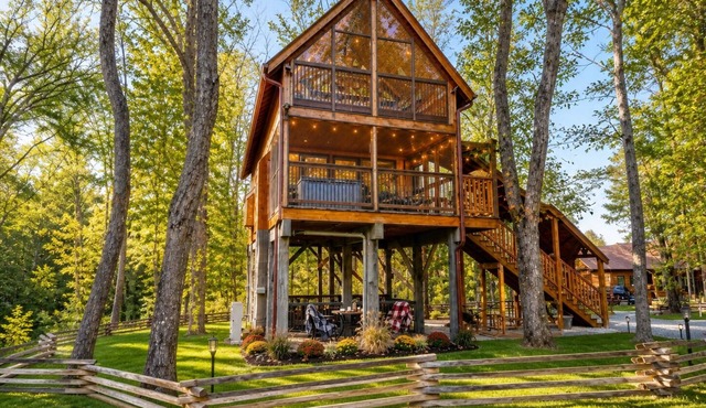 Eagles Nest is ready for you to have a soaring adventure. Unique Tree House. in Shenandoah