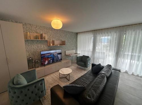 Family apartment, near the beach whit private park in Locarno