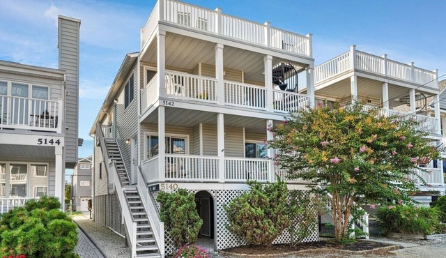 Fri-Fri available! South End Gem! 1 Block to Beach, Walk to Shops & Playground. in Ocean City