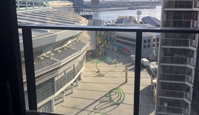 Harbour views at Docklands, Melbourne. Next to Marvel stadium in Docklands