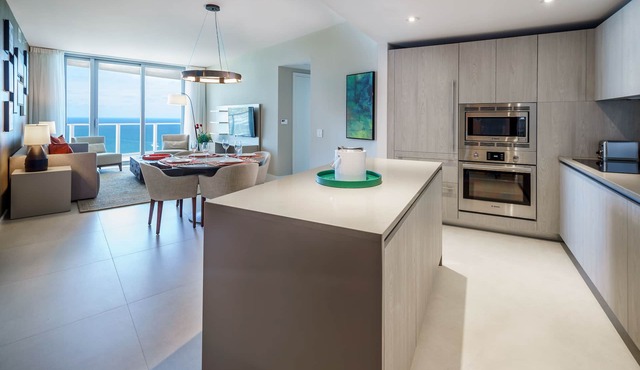 Luxury & Spacious 2BR Apartment at HydeBeach! Full Ocean View +34th Floor in Hollywood