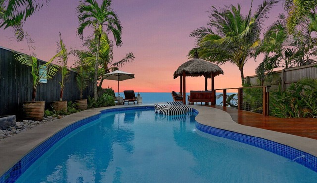 Mylara Beachfront Holiday Home- Beachfront Bliss at Holloways: Private Pool, Direct Beach Access & Tropical Luxury in Holloways Beach