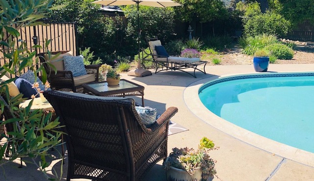 No Cleaning fee, Beautiful Ojai Getaway Outdoor balcony sleeping, Spa & Fire pit in Ojai