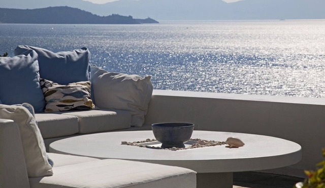 Private Beautiful Family villa by a sandy beach in Skiathos