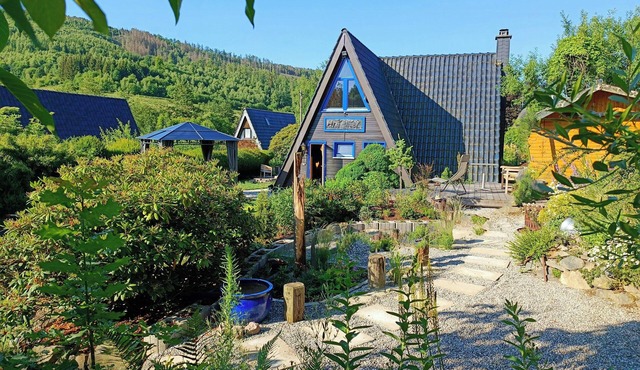 Relax under a pitched roof in the Sauerland region in Meschede