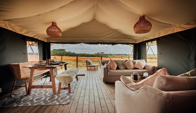 Safari Tent in Stiffkey Valley with Fire Pit in Walsingham