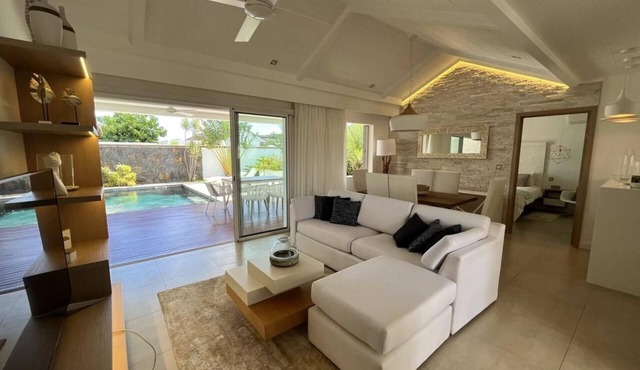 Superb upscale villa in Grand Baie in a gated community