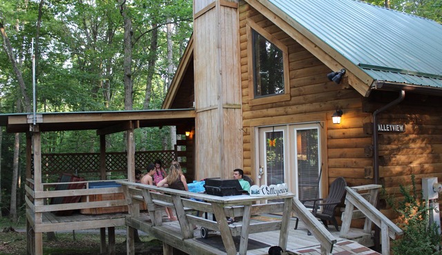 Valley View Cabin with show-stopping vaulted ceilings! in Hico